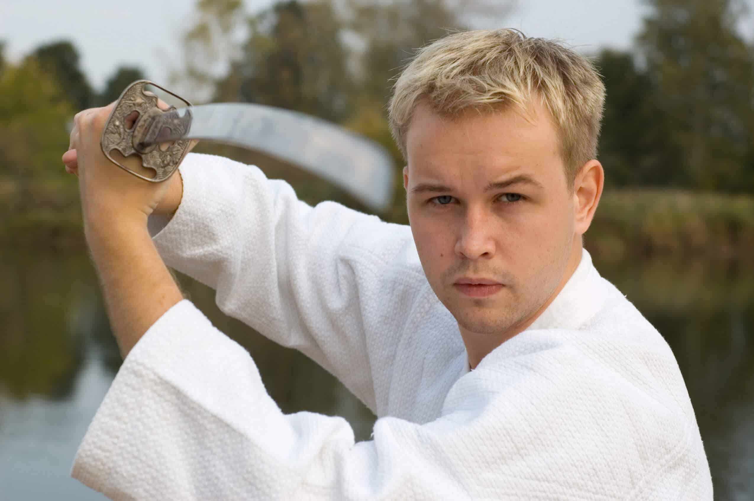 Martial Arts Lessons for Adults in Falls Church VA - Samurai Sword Posing Blog