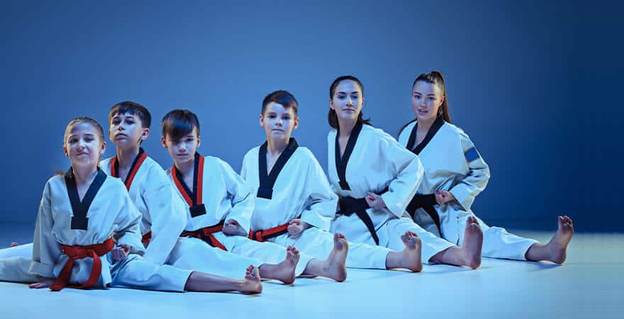 Martial Arts Lessons for Kids in Falls Church VA - Kids Group Splits