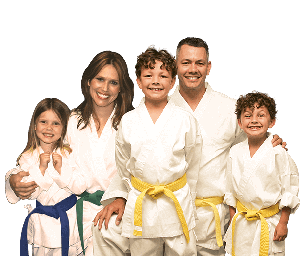 Martial Arts Lessons for Families in Falls Church VA - Group Family for Martial Arts Footer Banner